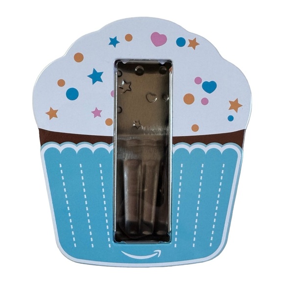 Happy Birthday Tin Cupcake Gift Card Box - Picture 6 of 9